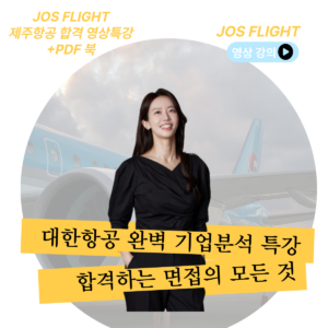 [대한항공]완벽 기업분석 영상강의(워크북포함)