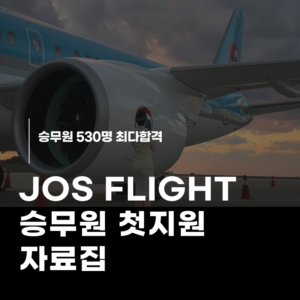 [승무원] 첫 지원 합격자료집